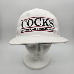 South Carolina Gamecocks The Game Vintage Snapback Hat Cap White